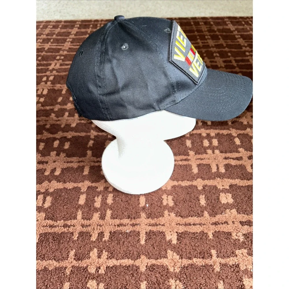 Vintage Vietnam Veteran‎ Large Patch Cap Adjustable Snapback Hat